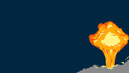 bomb explosion background
