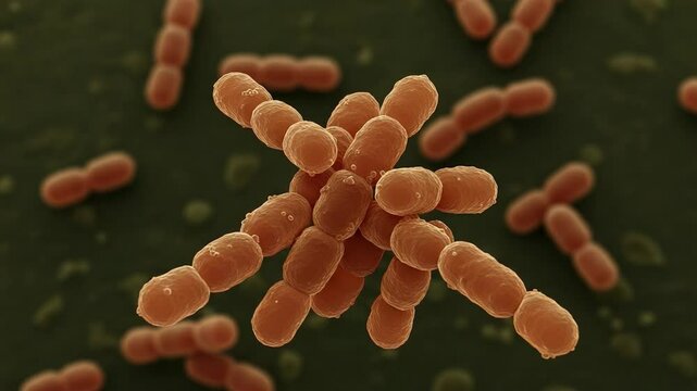 Bacterial Cells Under Magnification Show Intricate Structure and Organization in the Microscopic World