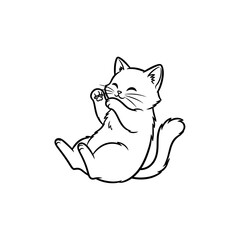 Cute Cat Icon Very Cool Design