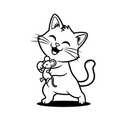 Cute Cat Icon Very Cool Design