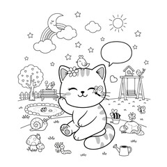 Cute Cat Icon Very Cool Design