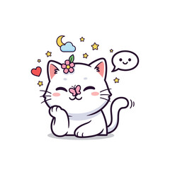 Cute Cat Icon Very Cool Design