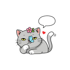 Cute Cat Icon Very Cool Design