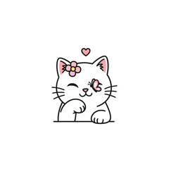 Cute Cat Icon Very Cool Design