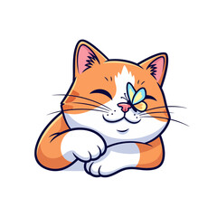 Cute Cat Icon Very Cool Design