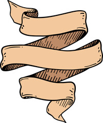 Hand Drawn Ribbon