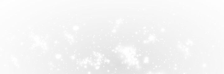 A radiant glitter effect with white dust, elegant star particles, glowing illumination and soft glitter. 