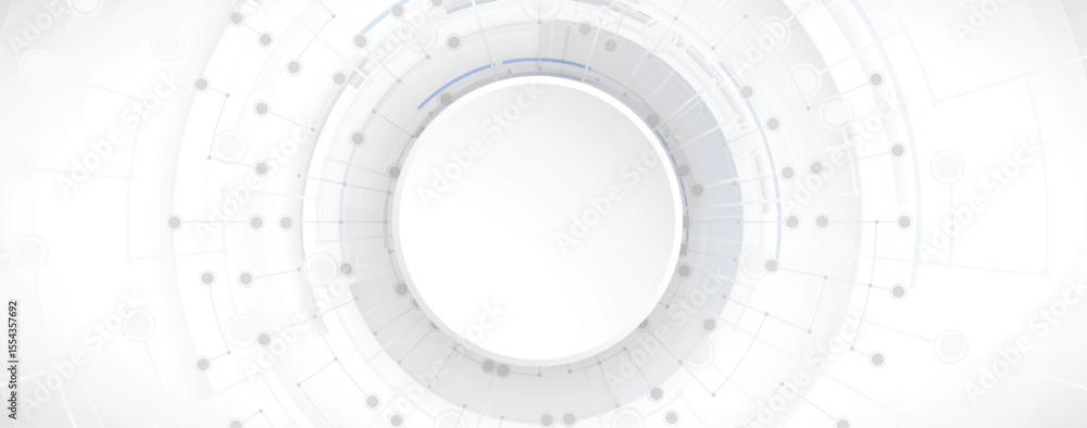 Aufkleber Abstract circuit board electronics technology concept data science background