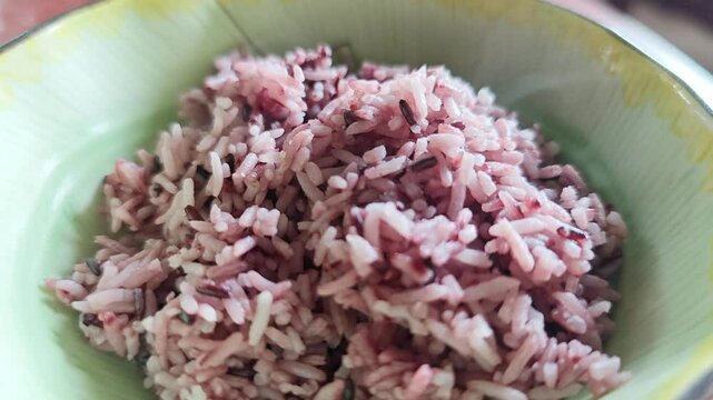 Cooked riceberry
