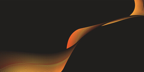 Modern and curved seamless wavy flowing wave lines and glowing moving lines, Curved wavy coloueful lines tech futuristic motion background. abstract Smooth wave vector background layout design.