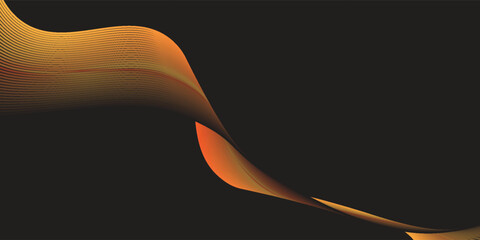 Modern and curved seamless wavy flowing wave lines and glowing moving lines, Curved wavy coloueful lines tech futuristic motion background. abstract Smooth wave vector background layout design.