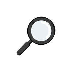 Magnifying glass isolated on a white background is a versatile optical tool for search and discovery