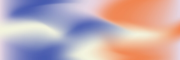 Vibrant multicolor mesh gradient with orange and blue violet accents. A dynamic and modern background featuring vibrant colors and soft pastels. Vector