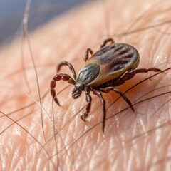 tick, tick insect, tick bite, tick on skin, tick macro, tick close up, dangerous tick, parasite, bloodsucking insect, Lyme disease, Ixodes tick, tick vector, forest tick, deer tick, tick danger, tick 