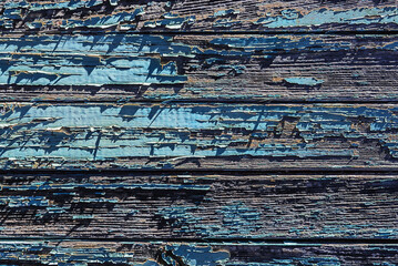 WOOD - Peeling paint on the boards