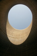 Inside Thorpe Marsh Power Station,  cooling tower  