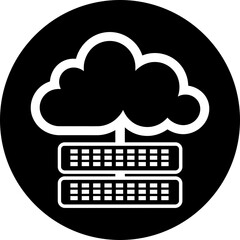 Cloud Server & Infrastructure Management Icon