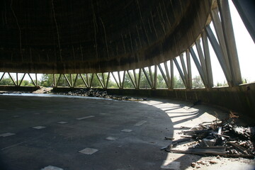 Inside Thorpe Marsh Power Station,  cooling tower 