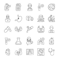 Healthcare and First Aid Flat Icons for UI DesignHealthcare and First Aid Flat Icons for UI Design