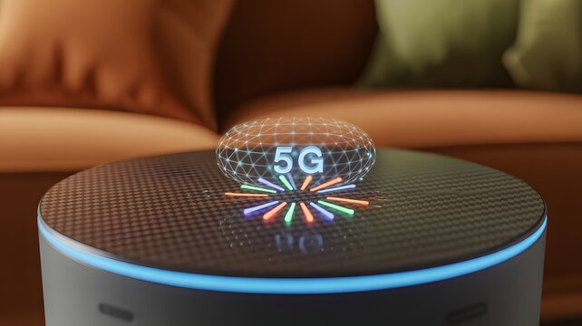 Advanced wireless technology showcases the cutting edge of fifth generation or 5G connectivity and data transfer capabilities.