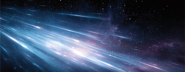 Celestial Voyage: Capturing the ethereal beauty of a cosmic stream of light and energy, this image evokes a sense of wonder and the vastness of the cosmos.