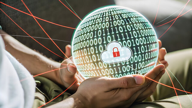 Global network security protecting digital information with digital locks