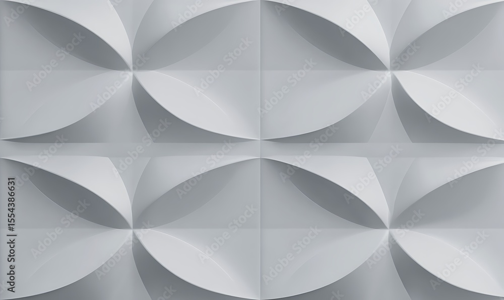 Poster monochrome abstract curved pattern minimal design
