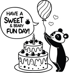 Happy birthday celebration with a delicious chocolate cake, sweet cream, and colorful candles