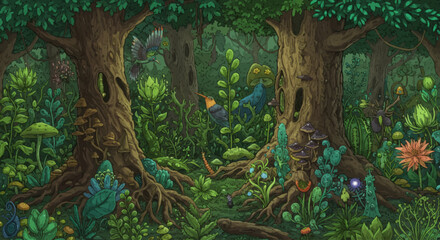 tree in the forest