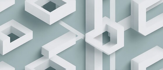 Geometric shapes against pastel backdrop texture