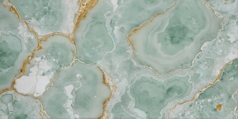 Natural high gloss marble texture surface with luxury green, golden, white and brown combination