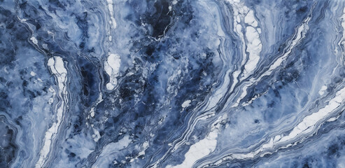 Obraz premium Natural high gloss marble texture surface with luxury gold white and blue combination