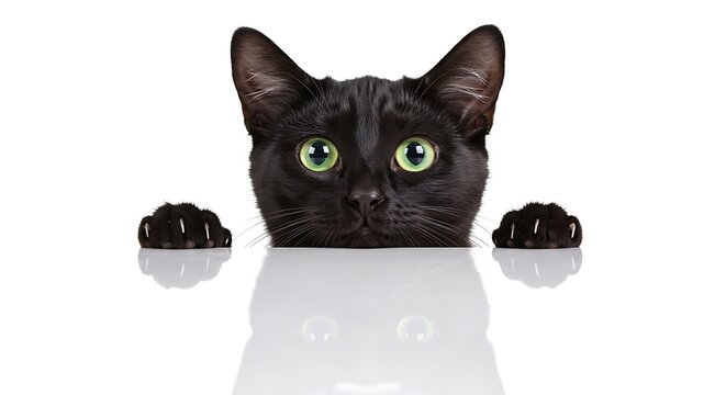 Cat Action Posing, Indoor, Close-Up, Photography, Playful