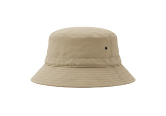 Isolated Beige Bucket Hat Casual Headwear Fashion