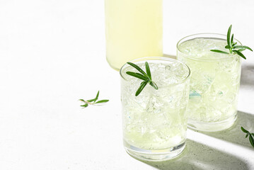 Ginger Ale or Ginger Beer with Rosemary