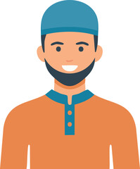 arab man vector