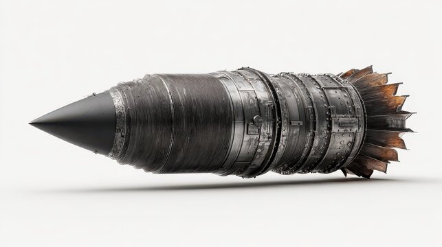 Futuristic rocket engine design showcasing advanced technology.
