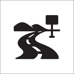 Road Trip Across America Vector Icon