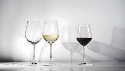 Fototapeta premium glass of white wine