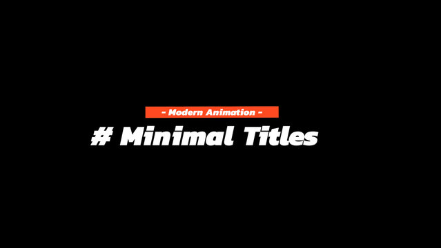 Minimal Title 1