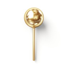 Lolipop jewelry shiny gold.