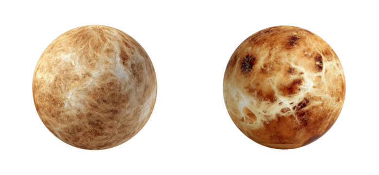 Exploring planetary surfaces venus 3d render outer space scientific visualization cut out set png