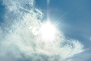 Sky and clouds for backgrounds, outdoors, nebula, nimbus