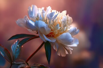 close up of a flower