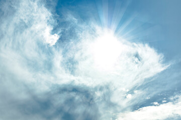 Sky and clouds for backgrounds, outdoors, nebula, nimbus