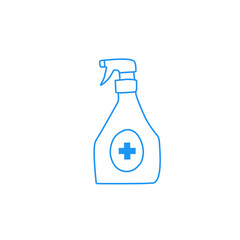 disinfectant spray bottle icon