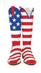 american flag boots