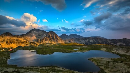 A nice natural landscape photo background