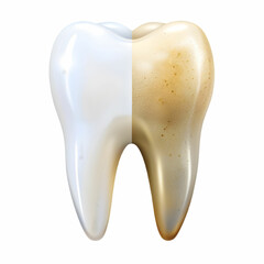 realistic vector icon illustration teeth whitening