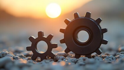 Sunset Gears: Teamwork, Mechanism, and Innovation